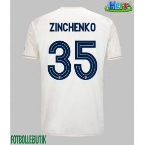 Nottingham Forest Oleksandr Zinchenko #35 Bortatröja 2025-26 Kortärmad